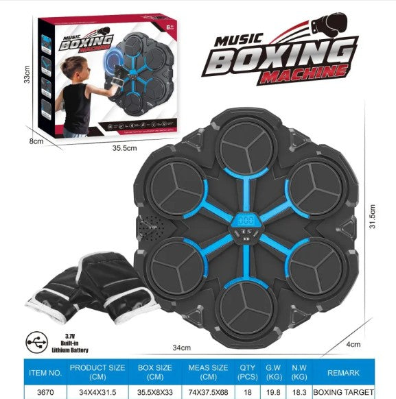 Interactive Boxing Target Machine for Music-Driven Workouts