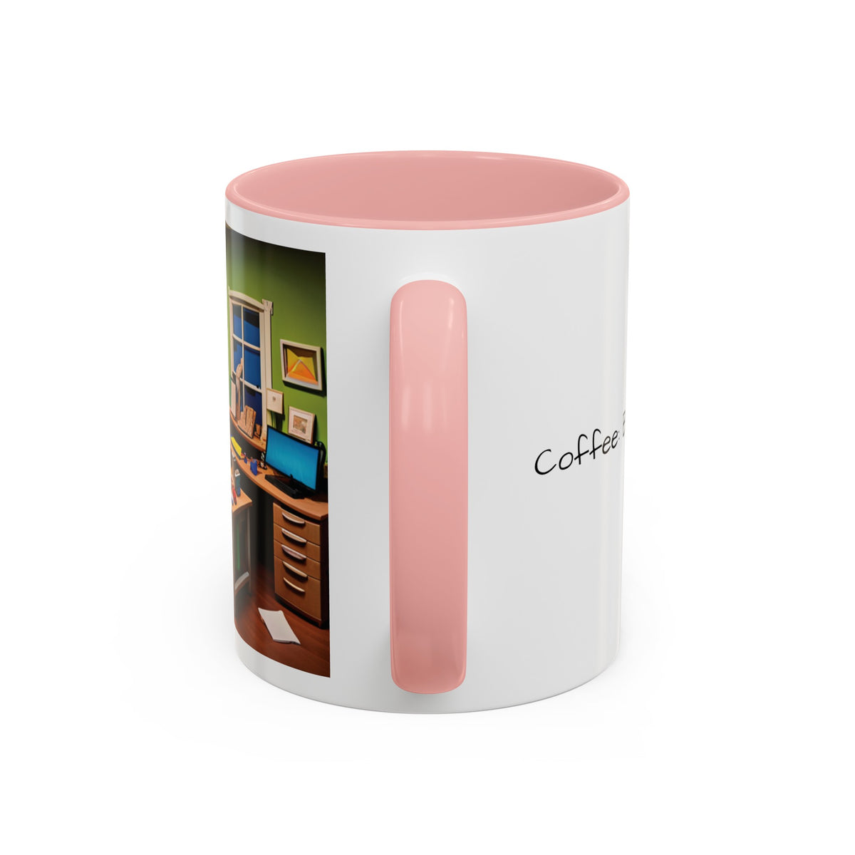 “Coffee: Because Adulting is Hard" Accent Coffee Mug (11, 15oz) - OLM Store
