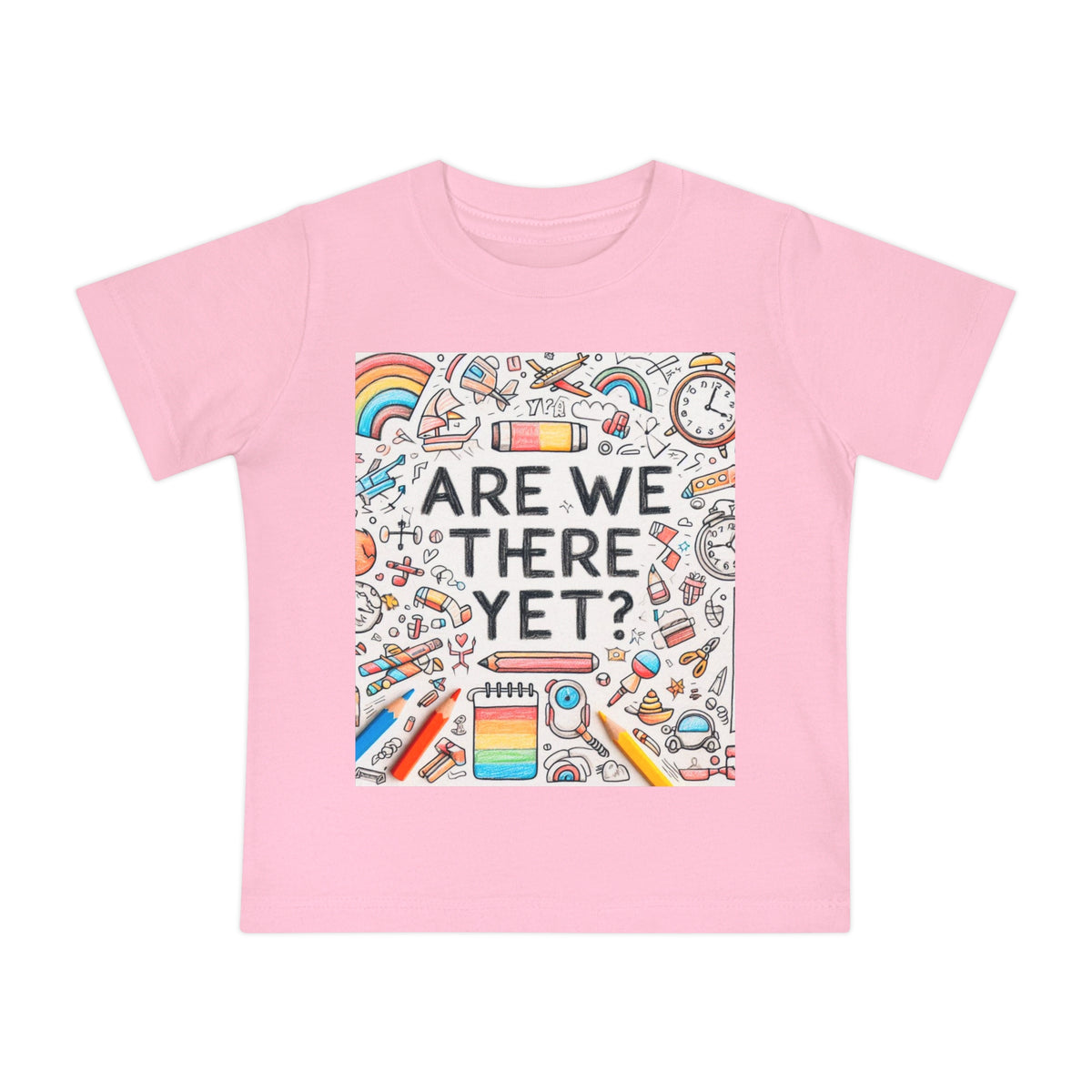 βAre We There Yet?β Baby Short Sleeve T-Shirt - OLM Store