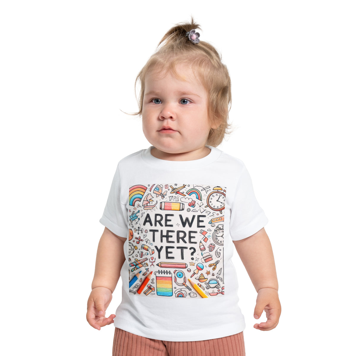 βAre We There Yet?β Baby Short Sleeve T-Shirt - OLM Store