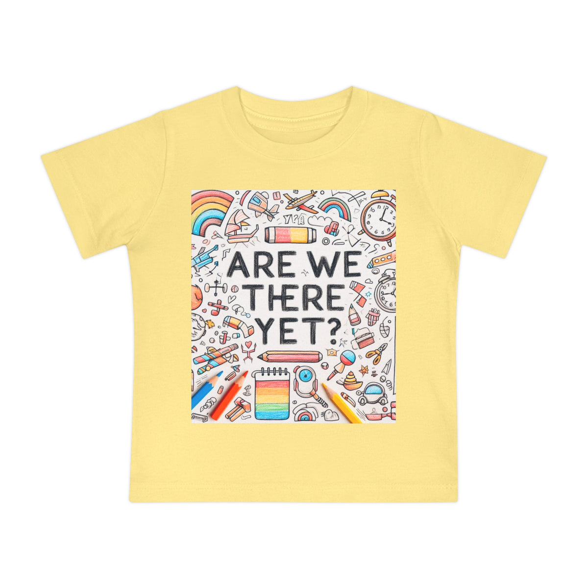 βAre We There Yet?β Baby Short Sleeve T-Shirt - OLM Store