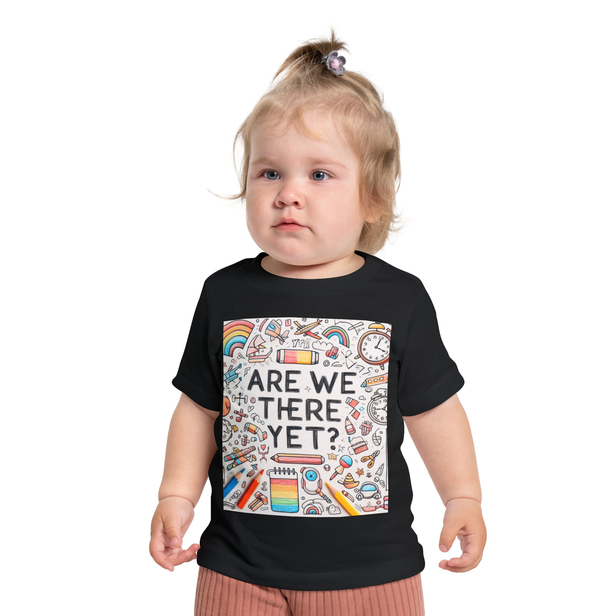 βAre We There Yet?β Baby Short Sleeve T-Shirt - OLM Store