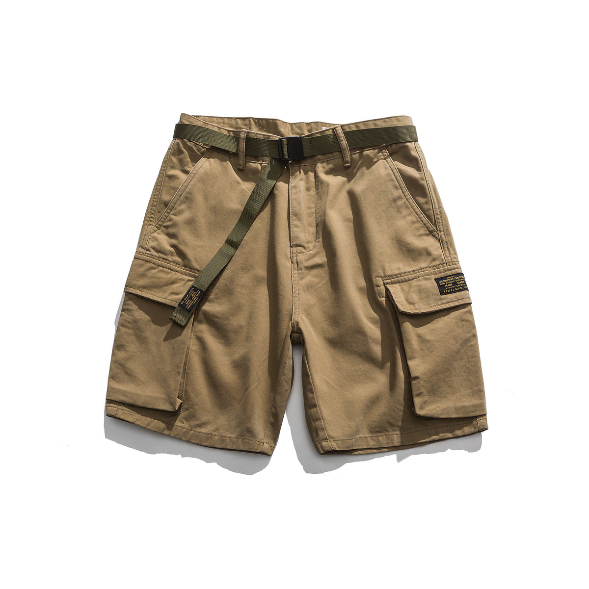 Multi-Pocket Cargo Shorts in Khaki or Army Green