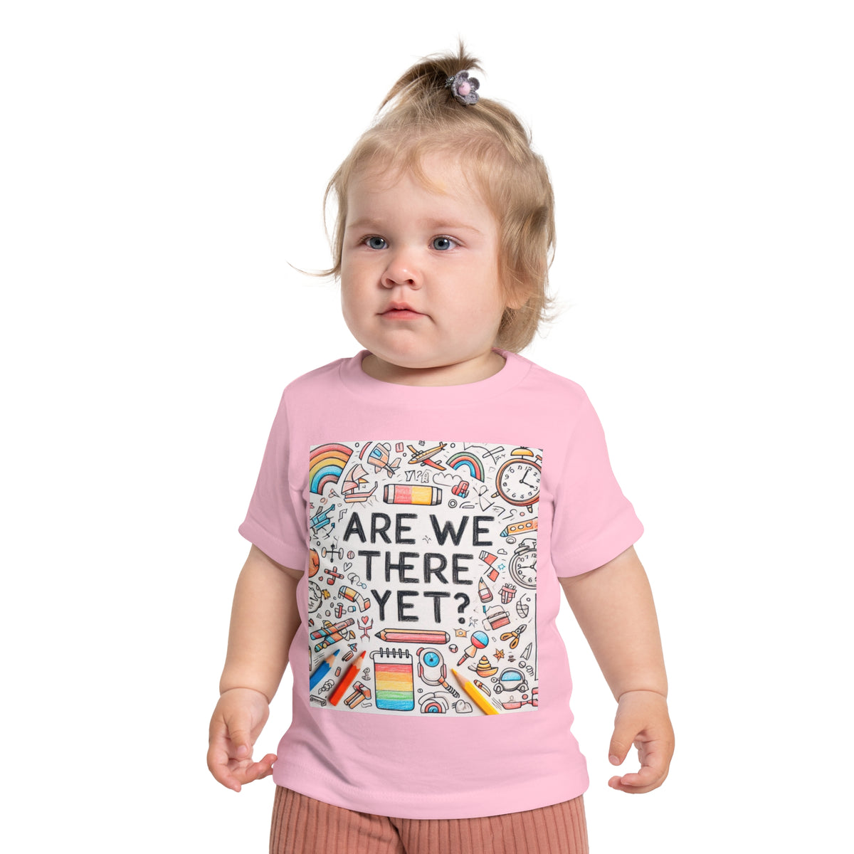 βAre We There Yet?β Baby Short Sleeve T-Shirt - OLM Store
