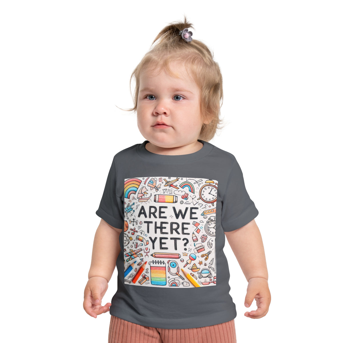 βAre We There Yet?β Baby Short Sleeve T-Shirt - OLM Store