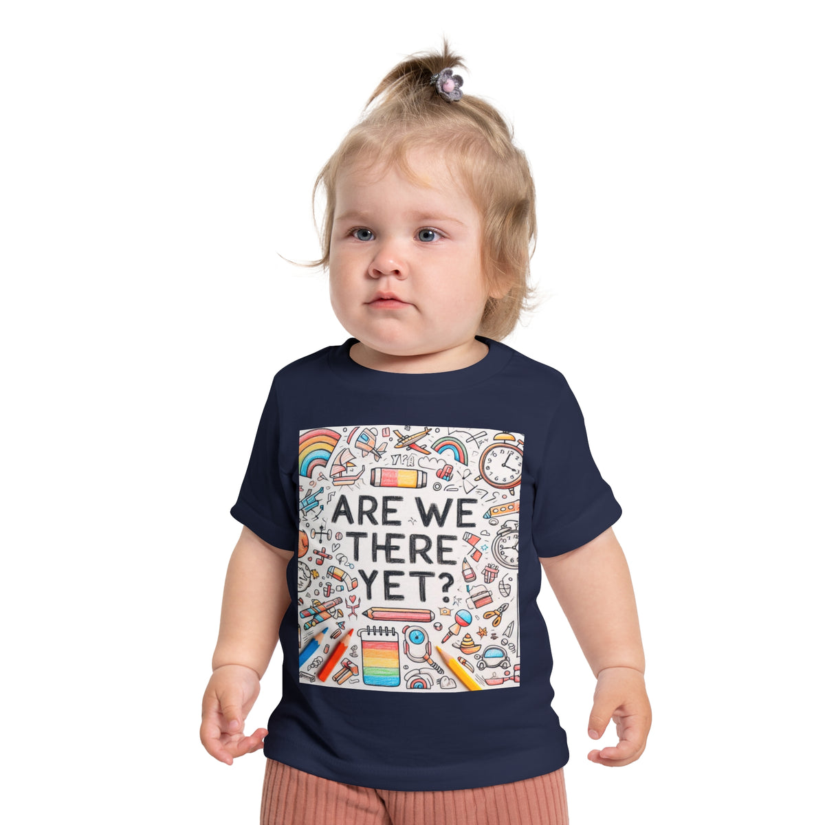 βAre We There Yet?β Baby Short Sleeve T-Shirt - OLM Store