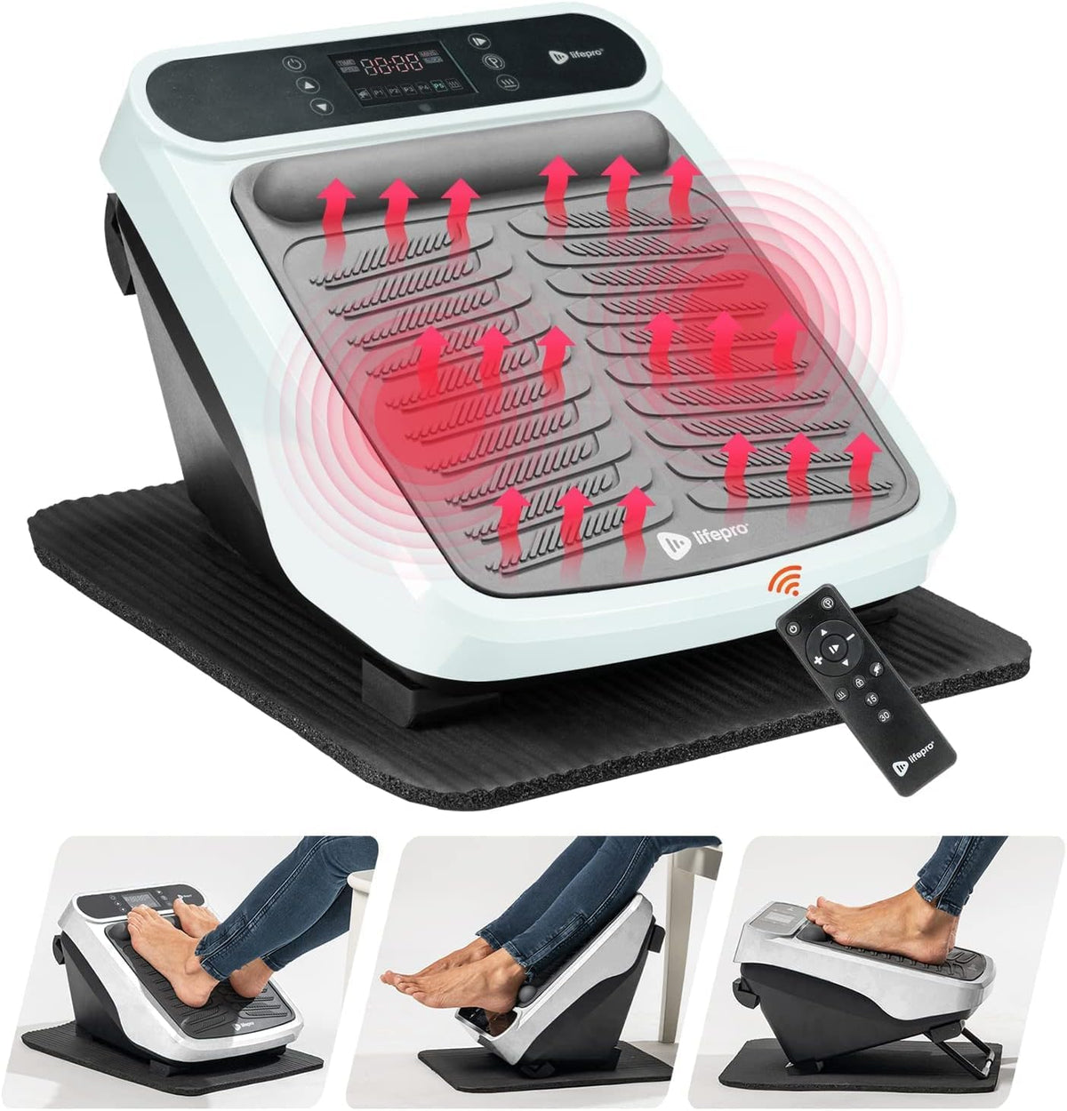 LifePro Foot Massager – White Plus Heat