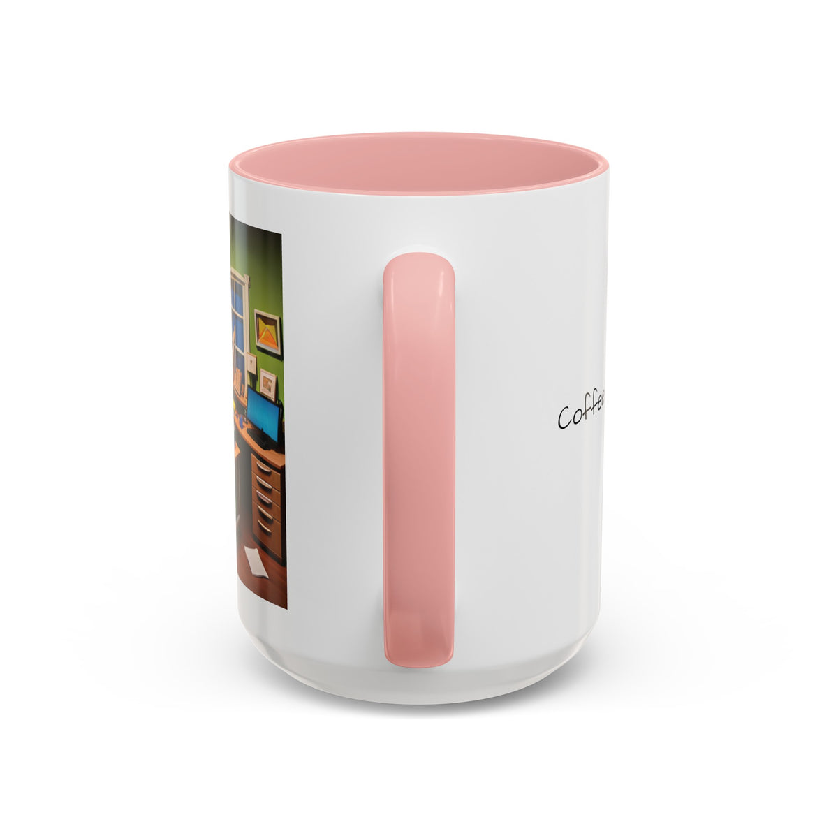 “Coffee: Because Adulting is Hard" Accent Coffee Mug (11, 15oz) - OLM Store