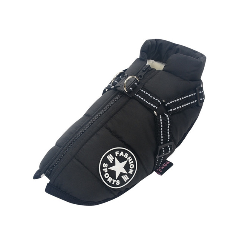 Large Dog Winter Coat – Adjustable Outdoor Pet Layer