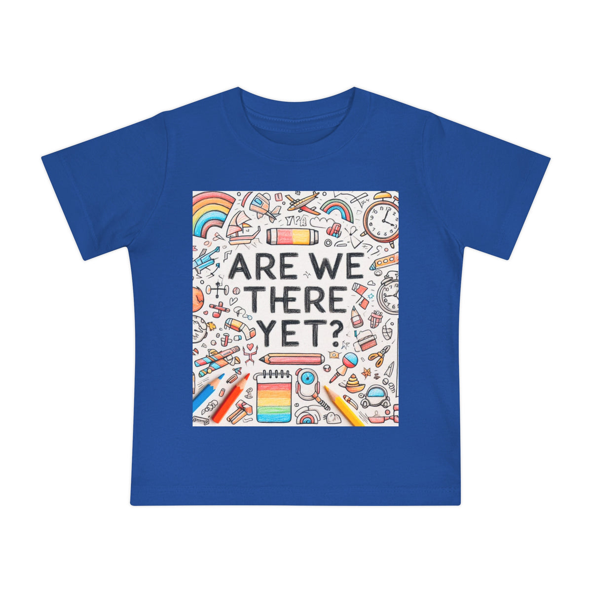 βAre We There Yet?β Baby Short Sleeve T-Shirt - OLM Store