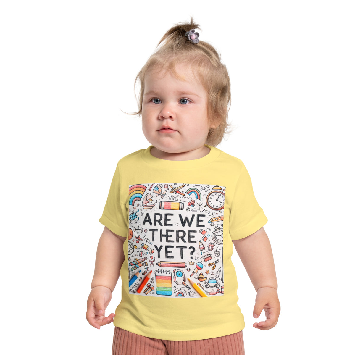 βAre We There Yet?β Baby Short Sleeve T-Shirt - OLM Store