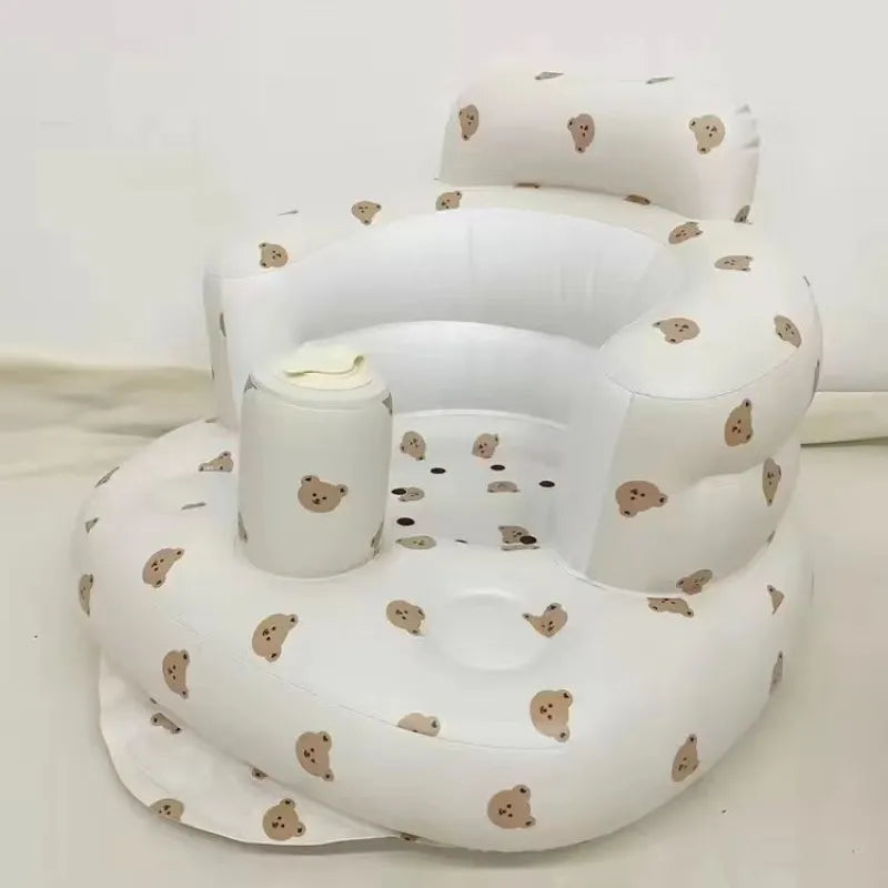Comfortable Inflatable Baby Chair for Dining & Bath – Safe, Portable, and Convenient