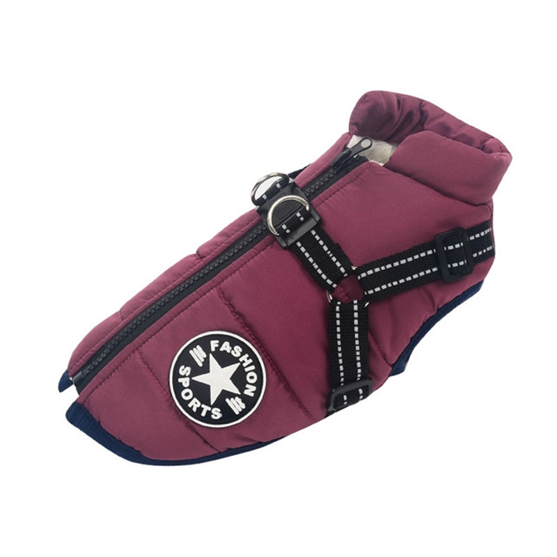 Large Dog Winter Coat – Adjustable Outdoor Pet Layer