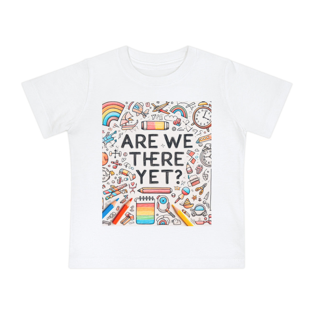 βAre We There Yet?β Baby Short Sleeve T-Shirt - OLM Store
