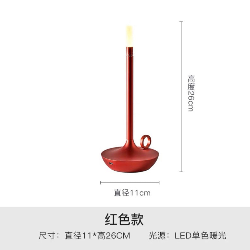 LED Candle Style Table Lamp with Five Decorative Color Options