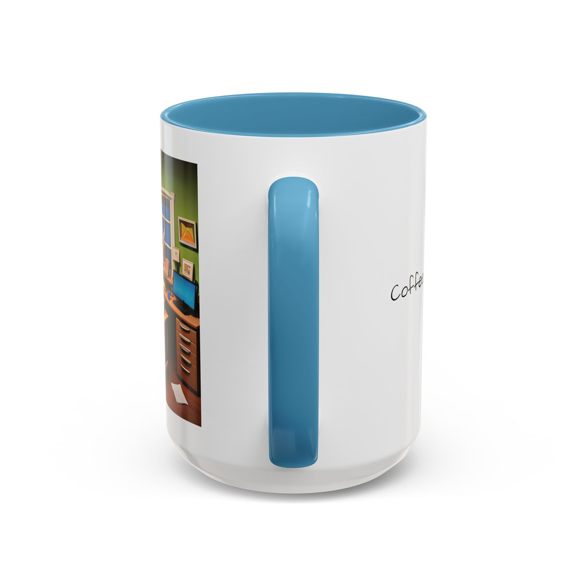 “Coffee: Because Adulting is Hard" Accent Coffee Mug (11, 15oz) - OLM Store