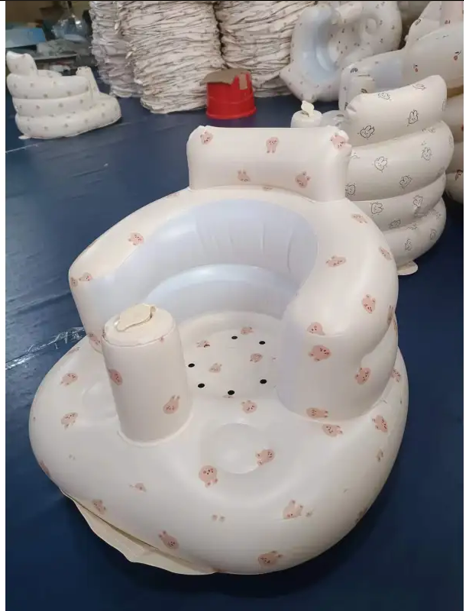 Comfortable Inflatable Baby Chair for Dining & Bath – Safe, Portable, and Convenient