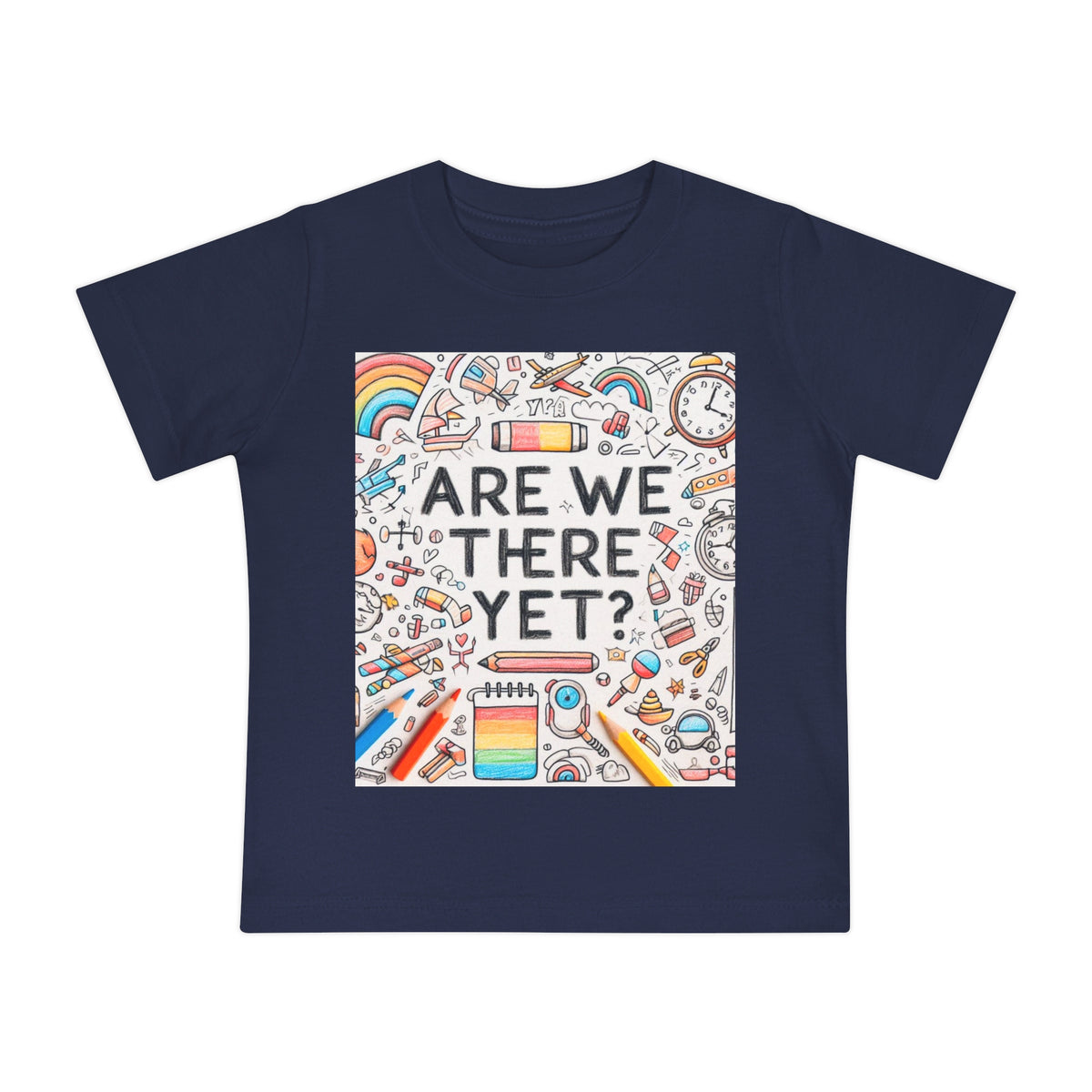 βAre We There Yet?β Baby Short Sleeve T-Shirt - OLM Store