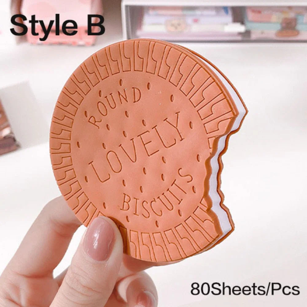 Creative Chocolate Cookies Shape Note Book - OLM Store