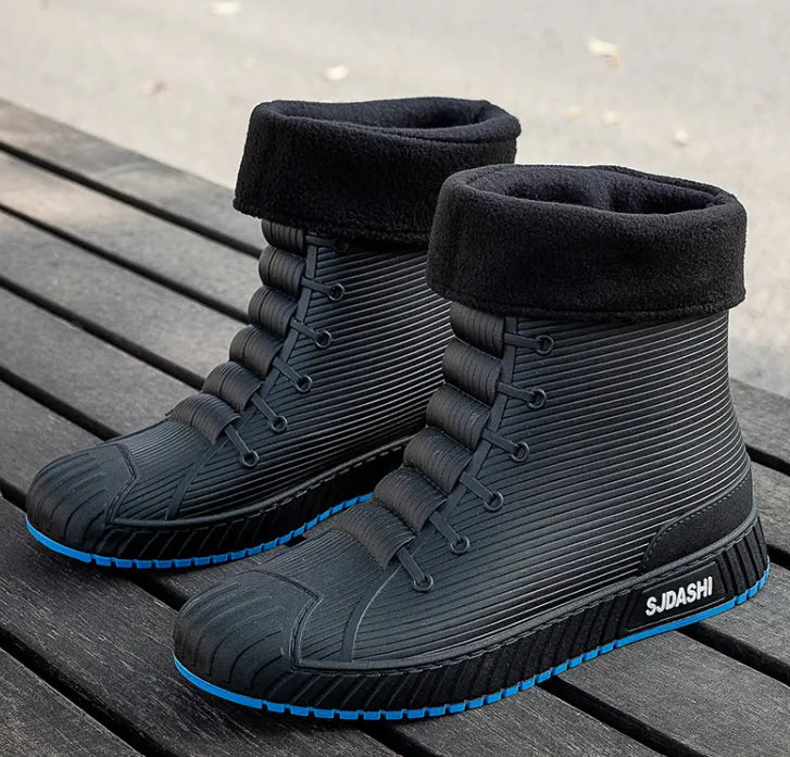 Aqua Fleece Short Boots β Cozy Waterproof Comfort for Your Feet