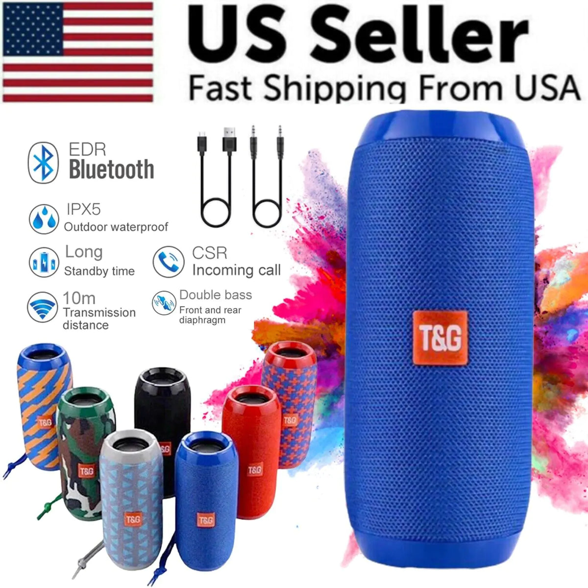 Elevate Your Adventures with Our Wireless Waterproof Outdoor Speaker