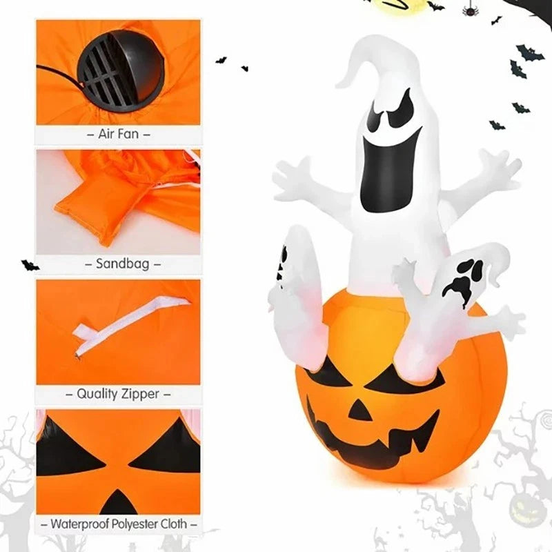 Spooky Large Halloween Inflatable Decorations: Ghosts, Pumpkins & More for your Yard