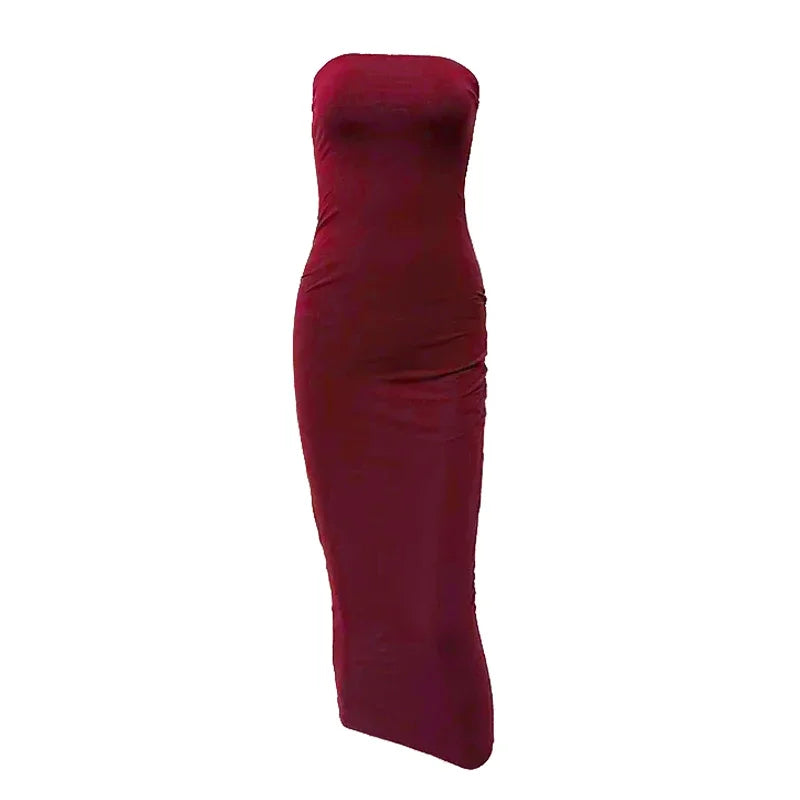 Off Shoulder Tube Dress - OLM Store