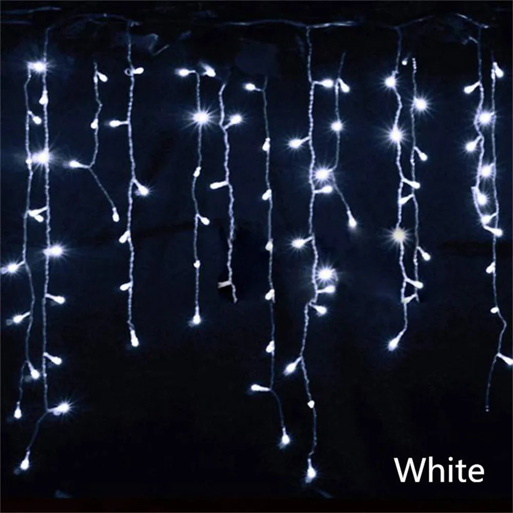 Transform Your Space with Our LED Waterfall Curtain String Lights