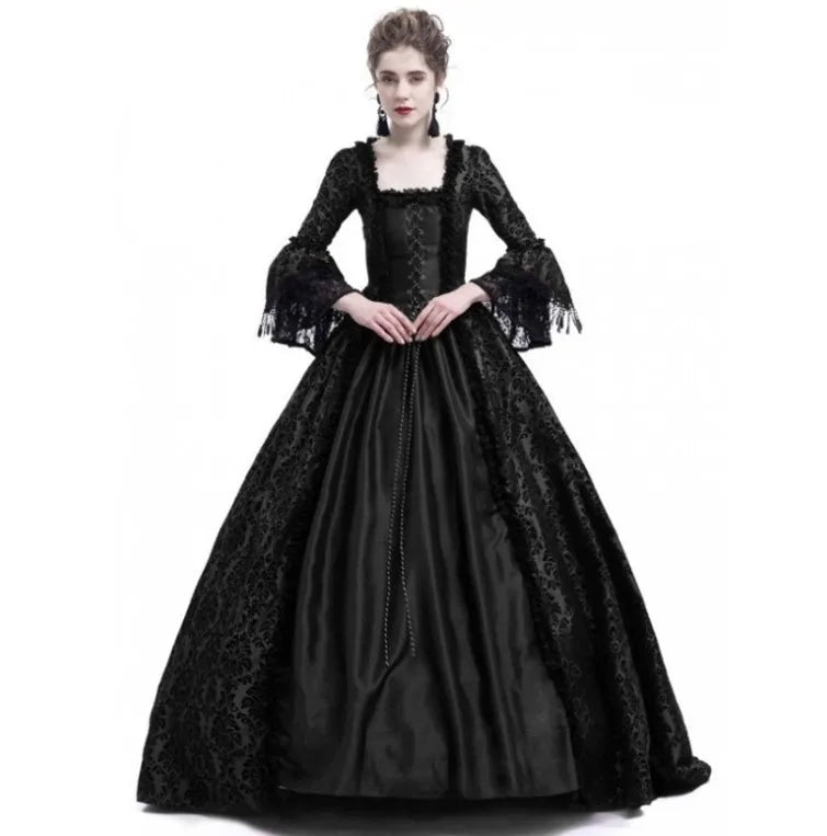 Gothic Victorian Cosplay Dress - Embrace Elegance with a Touch of Dark Fantasy