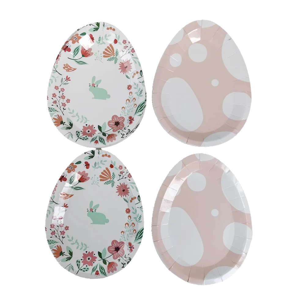 Easter Bunny Tableware Set – Adorable Disposable Plates, Cups & Napkins for Celebration Fun!