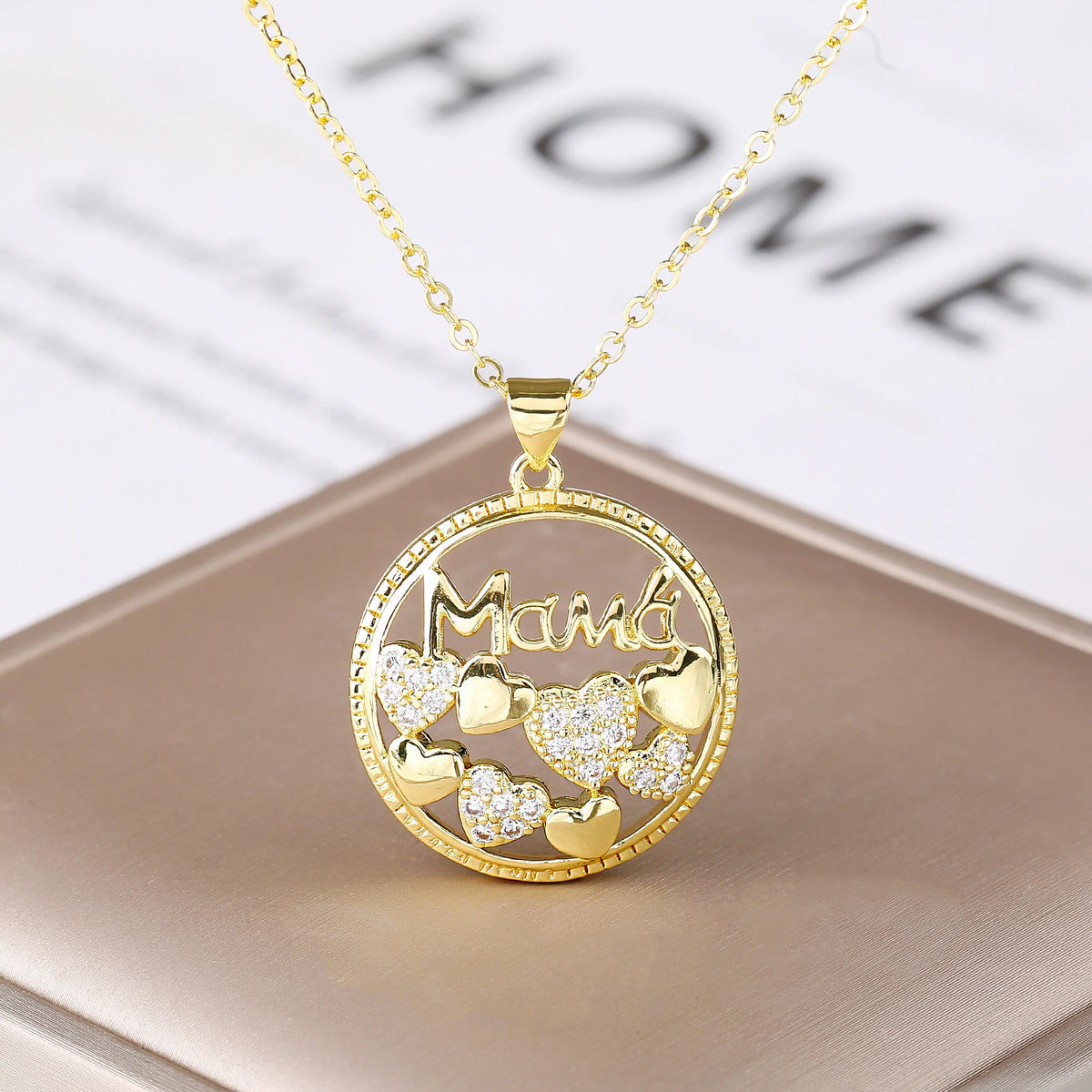 Luxury Mama and Children Necklace – Heartfelt Jewelry Gift for Moms