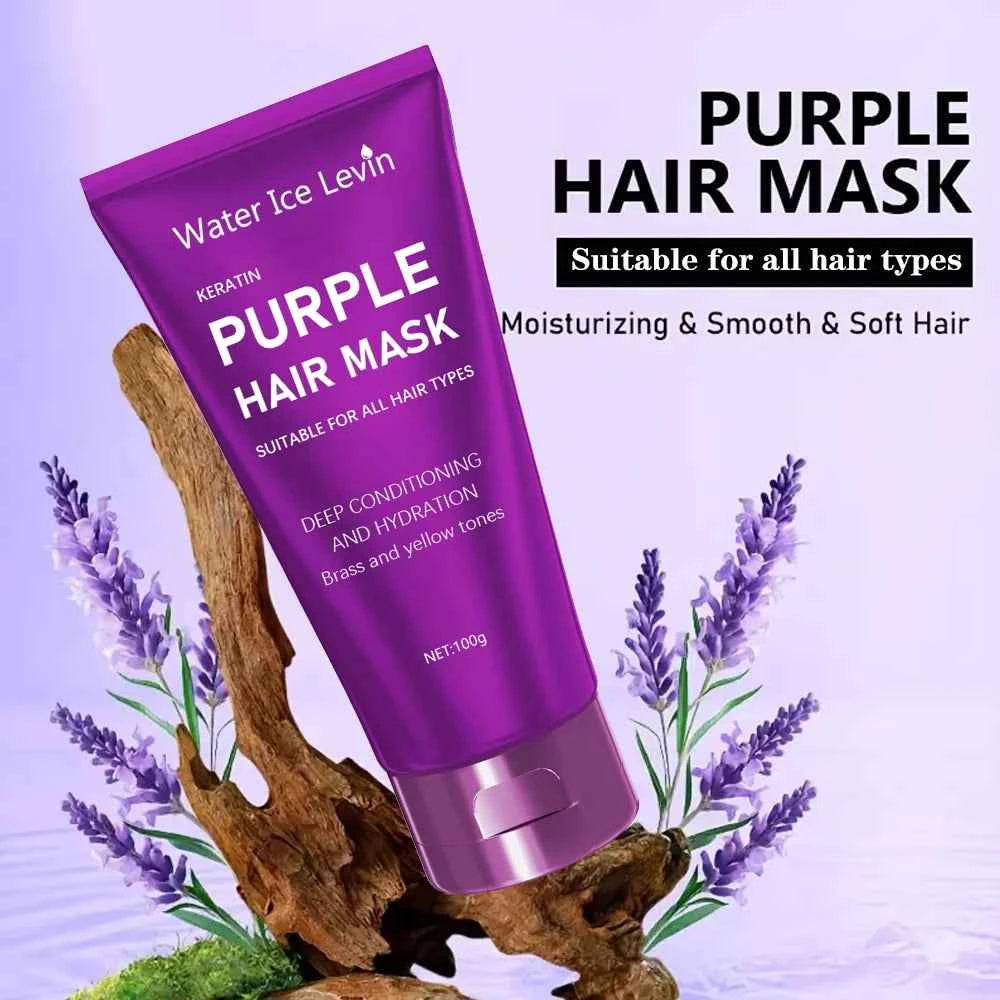 Revitalize Your Locks with Our Purple Hair Mask for Blonde Hair – Eliminate Brassiness & Hydrate
