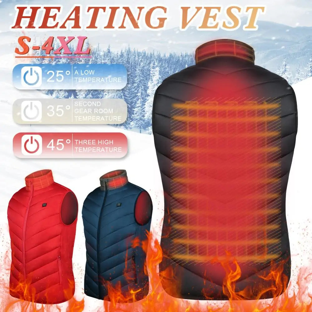 Stay Cozy Anywhere with Our Heated Vest for Winter Outdoor Activities