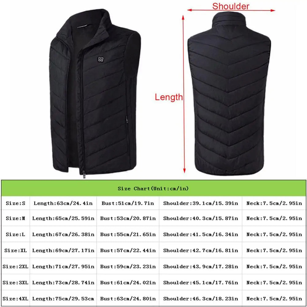 Stay Cozy Anywhere with Our Heated Vest for Winter Outdoor Activities