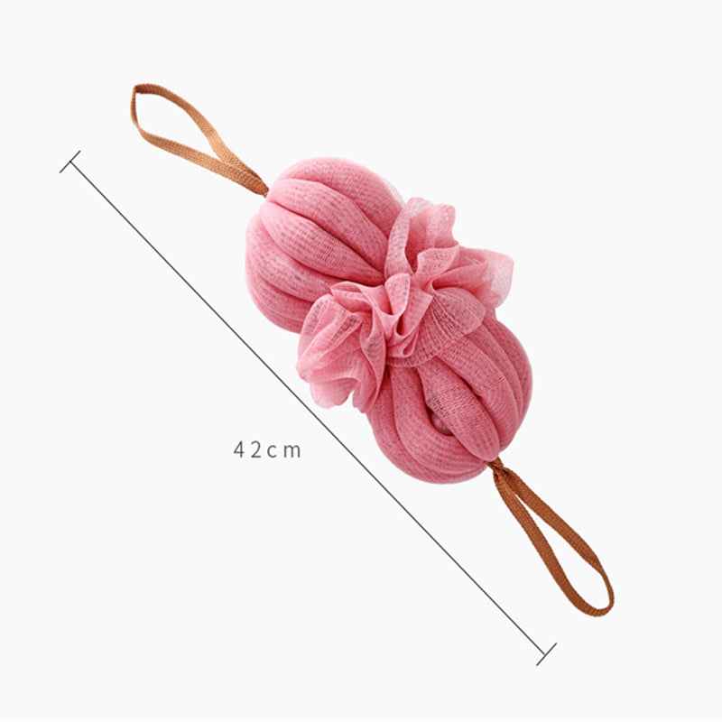 Mesh Bath Scrubber with Loop Handles