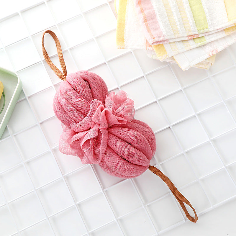 Mesh Bath Scrubber with Loop Handles