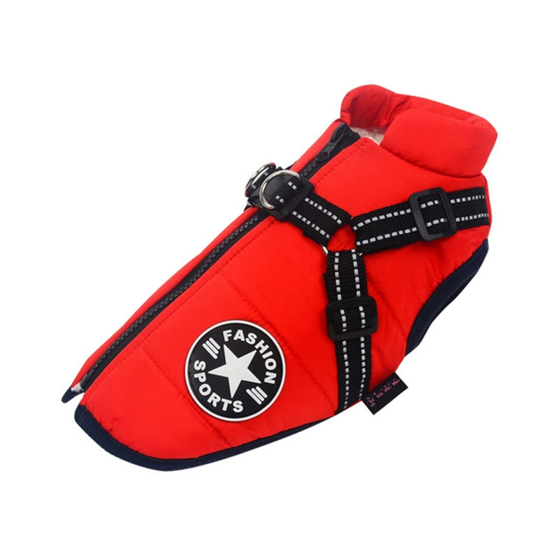 Large Dog Winter Coat – Adjustable Outdoor Pet Layer