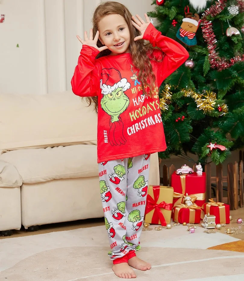 Festive Matching Family Christmas Pajamas