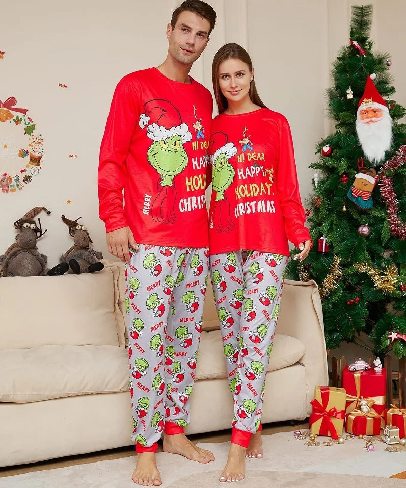 Festive Matching Family Christmas Pajamas