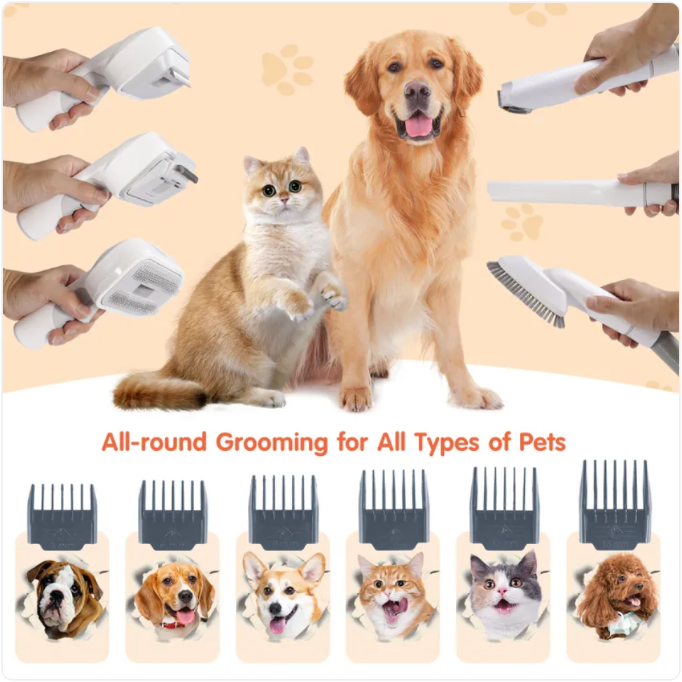 Pet Grooming Vacuum – White