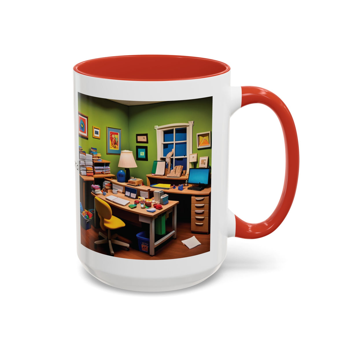 “Coffee: Because Adulting is Hard"  Accent Coffee Mug (11, 15oz) - OLM Store