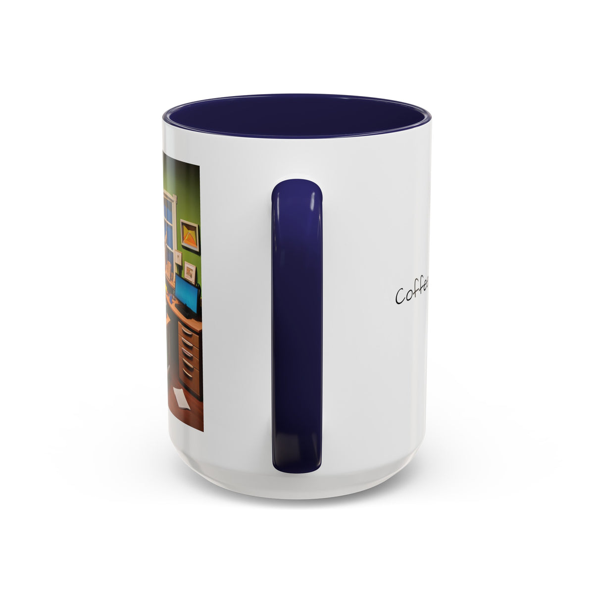 “Coffee: Because Adulting is Hard"  Accent Coffee Mug (11, 15oz) - OLM Store