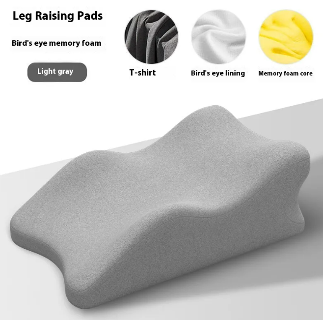 Contoured Leg Elevation Cushion – Gray