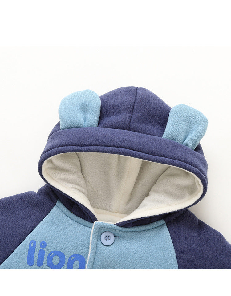 Baby & Toddler Hooded Animal-Print Jacket