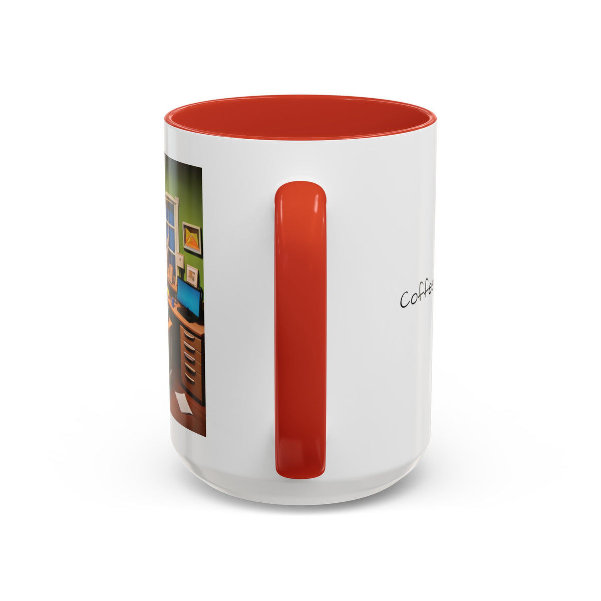 “Coffee: Because Adulting is Hard"  Accent Coffee Mug (11, 15oz) - OLM Store