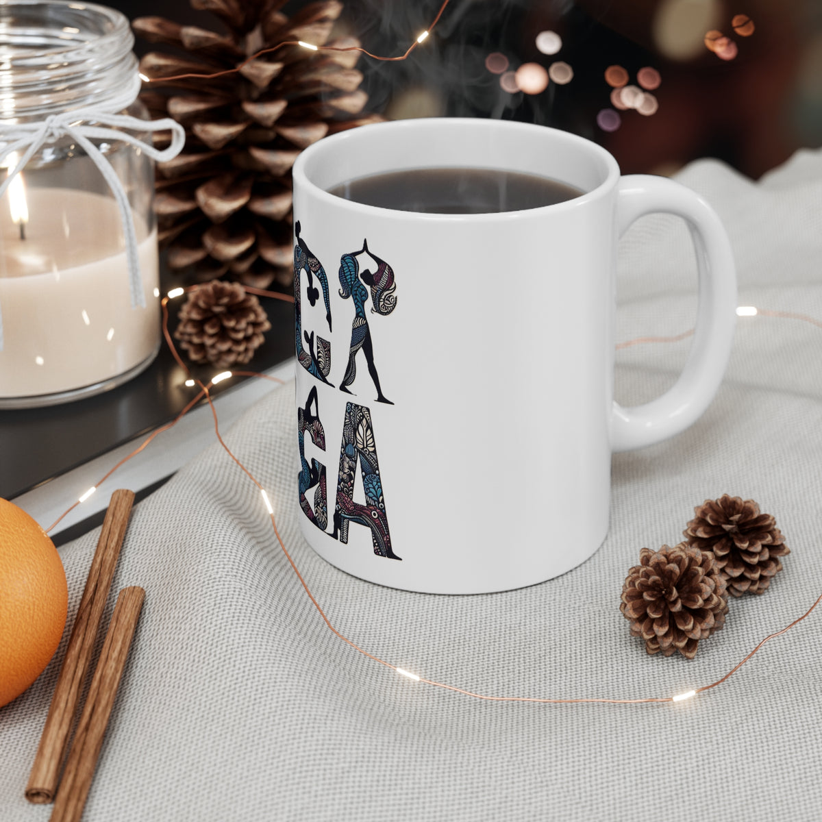 Yoga Dance Mug 11oz – Sip in Serenity and Style!