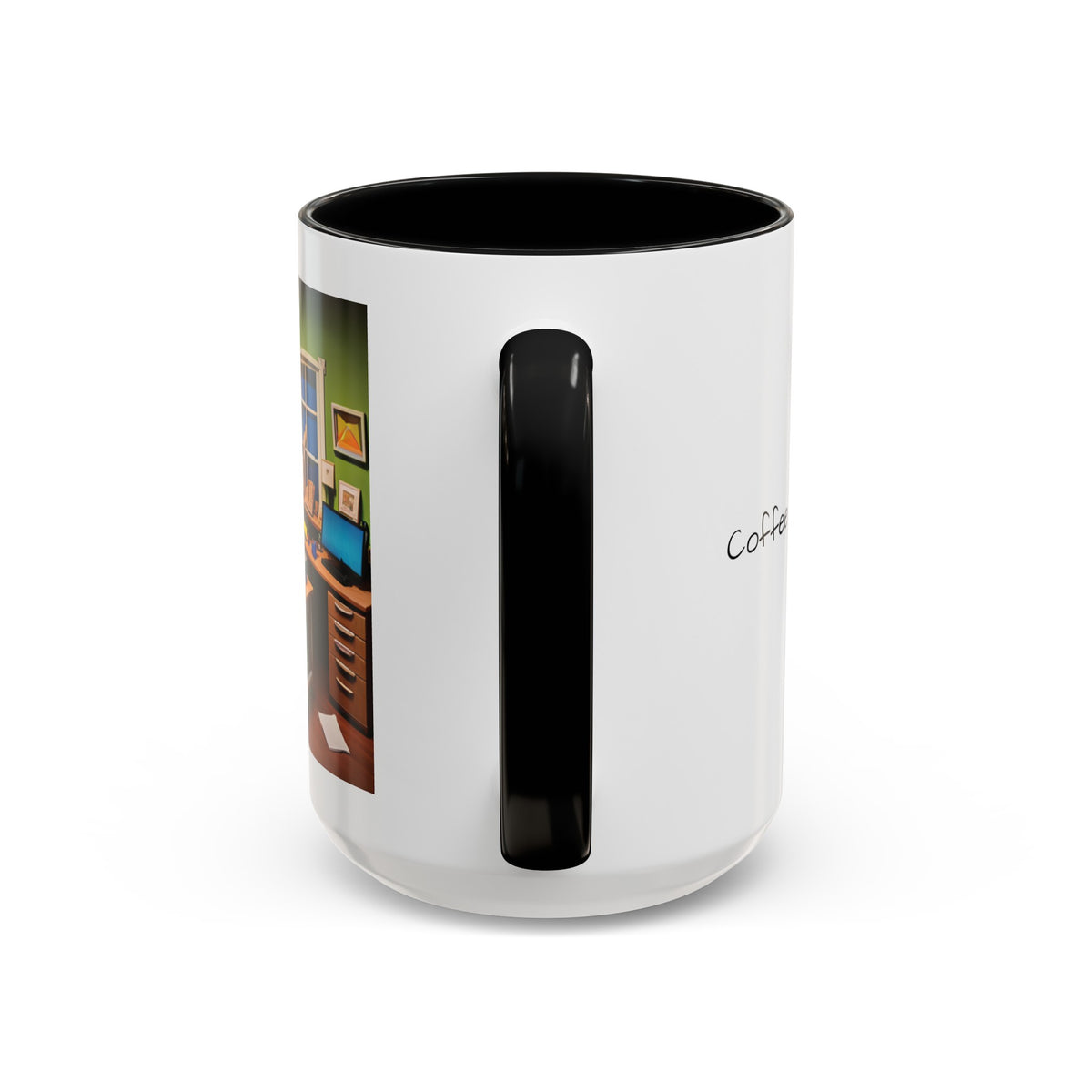“Coffee: Because Adulting is Hard"  Accent Coffee Mug (11, 15oz) - OLM Store
