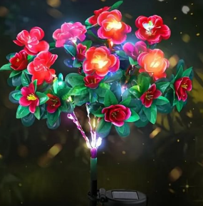 Solar Flower Garden Stake Light