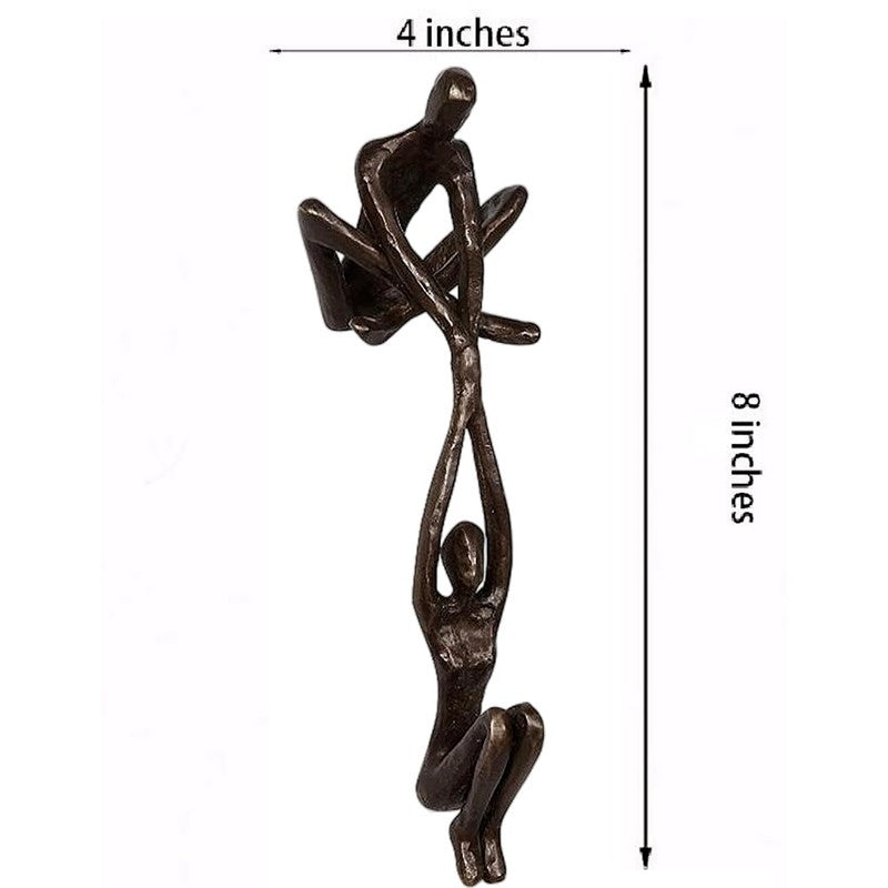 Resin Love Embrace Figurine - Celebrate Connection and Elegance
