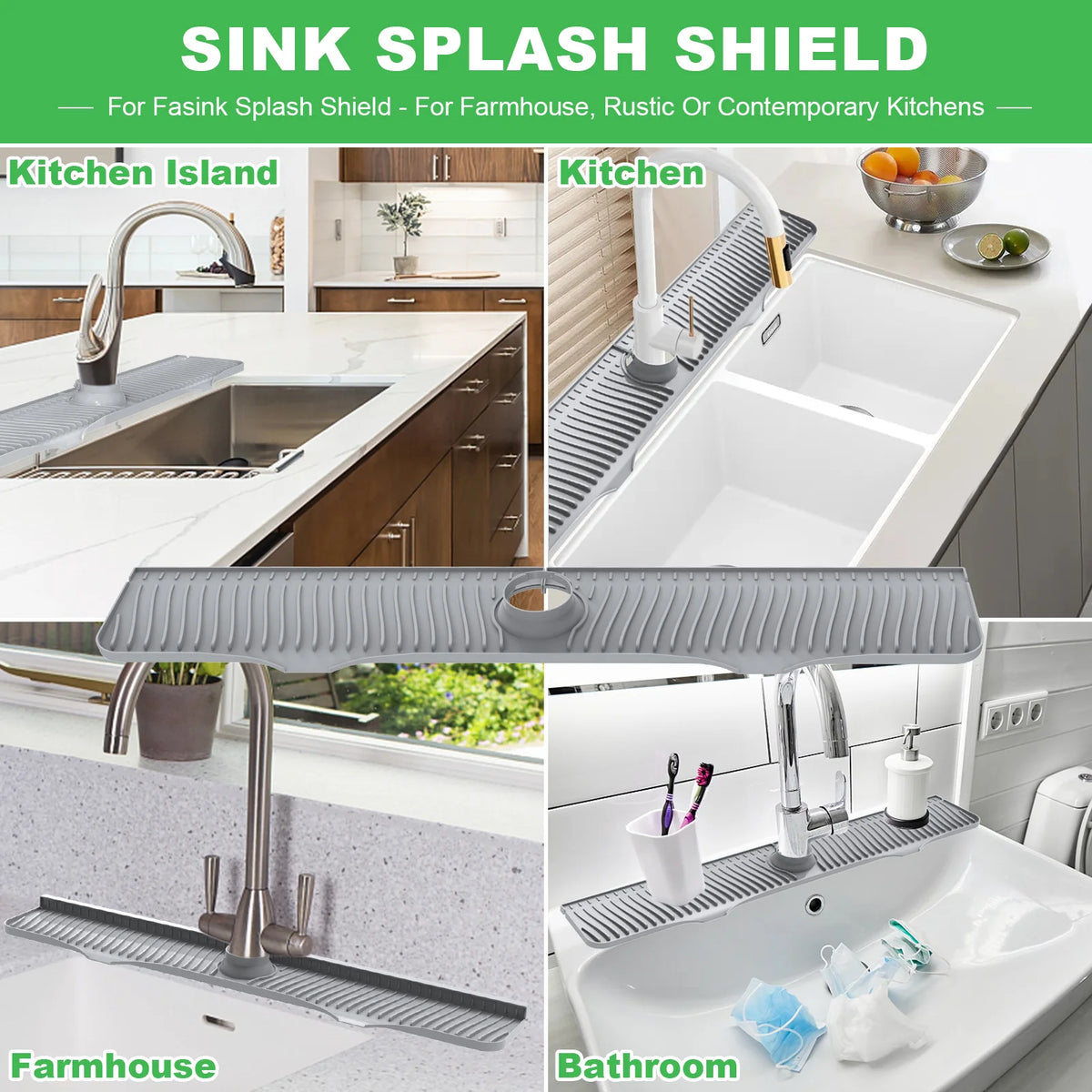 Silicone Sink Faucet Splash Guard - OLM Store